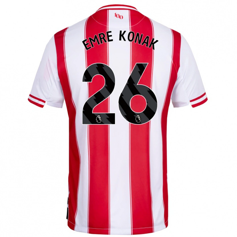 Danxen Kid Yunus Emre Konak #26 Red White Home Jersey 2025/26 T-Shirt