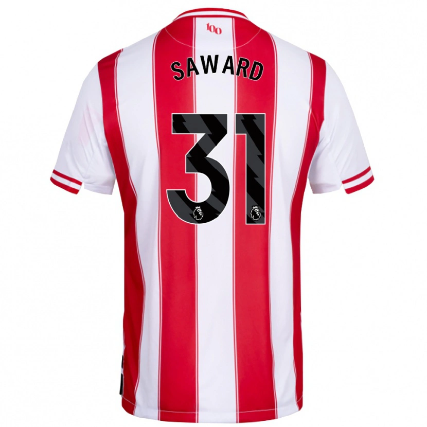 Danxen Kid Sammie Saward #31 Red White Home Jersey 2025/26 T-Shirt