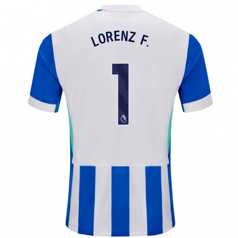 Danxen Kid Lorenz Ferdinand #1 Blue White Home Jersey 2025/26 T-Shirt