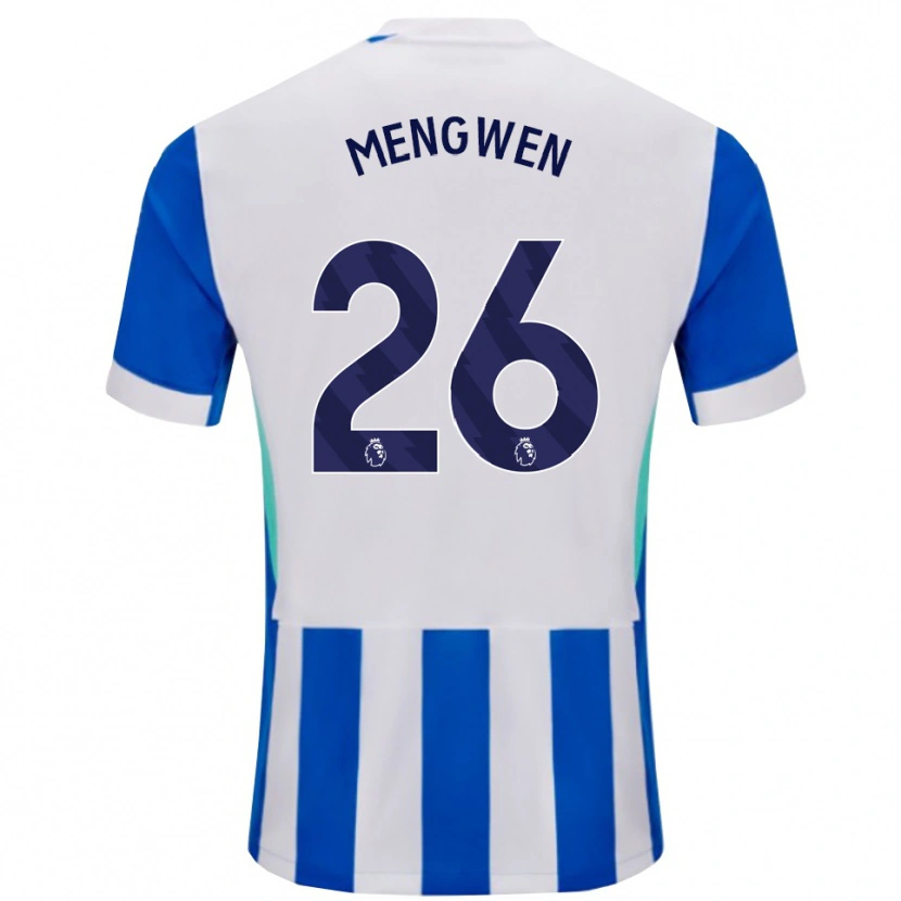 Danxen Kid Li Mengwen #26 Blue White Home Jersey 2025/26 T-Shirt