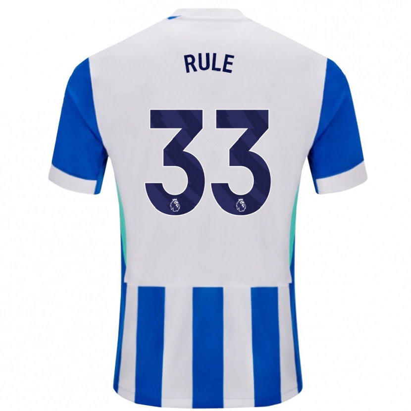 Danxen Kid Charlize Rule #33 Blue White Home Jersey 2025/26 T-Shirt