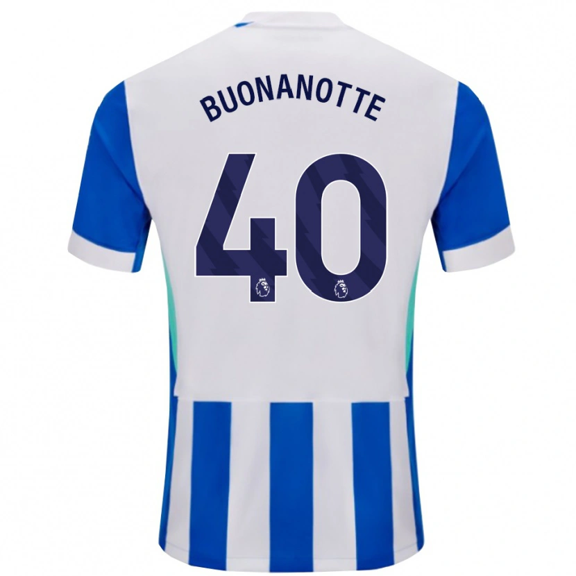 Danxen Kid Facundo Buonanotte #40 Blue White Home Jersey 2025/26 T-Shirt
