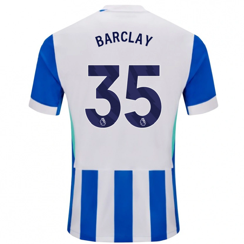 Danxen Kid Ben Barclay #35 Blue White Home Jersey 2025/26 T-Shirt