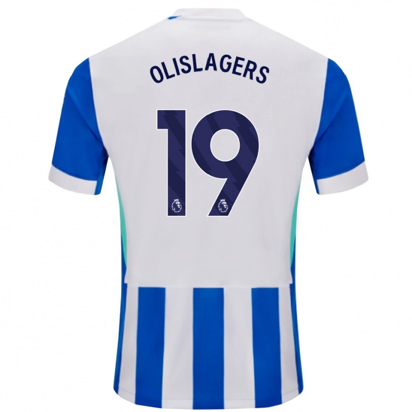 Danxen Kid Marisa Olislagers #19 Blue White Home Jersey 2025/26 T-Shirt