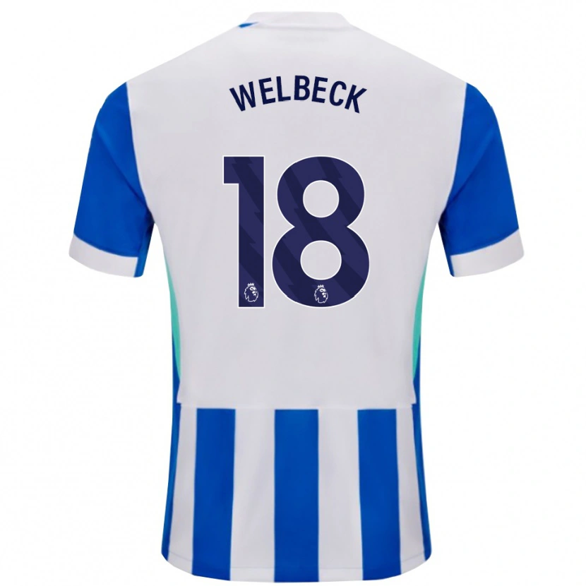 Danxen Kid Danny Welbeck #18 Blue White Home Jersey 2025/26 T-Shirt