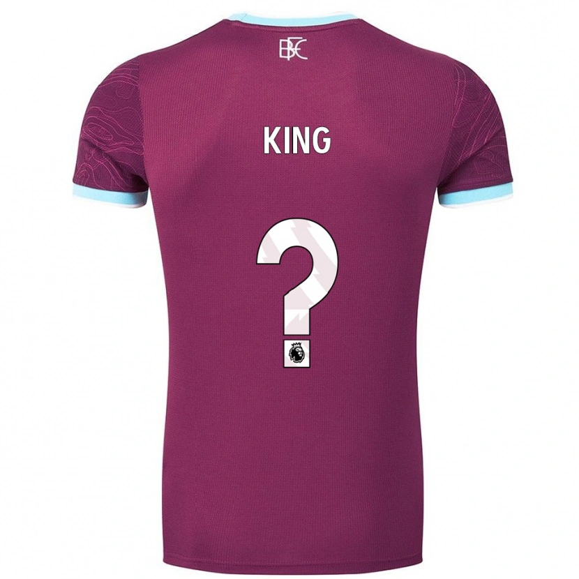 Danxen Kid Corey King #0 Burgundy Sky Blue Home Jersey 2025/26 T-Shirt