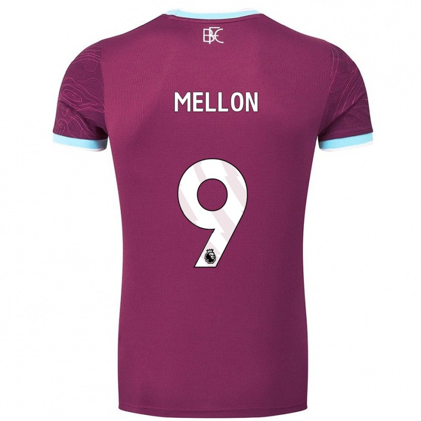 Danxen Kid Michael Mellon #9 Burgundy Sky Blue Home Jersey 2025/26 T-Shirt
