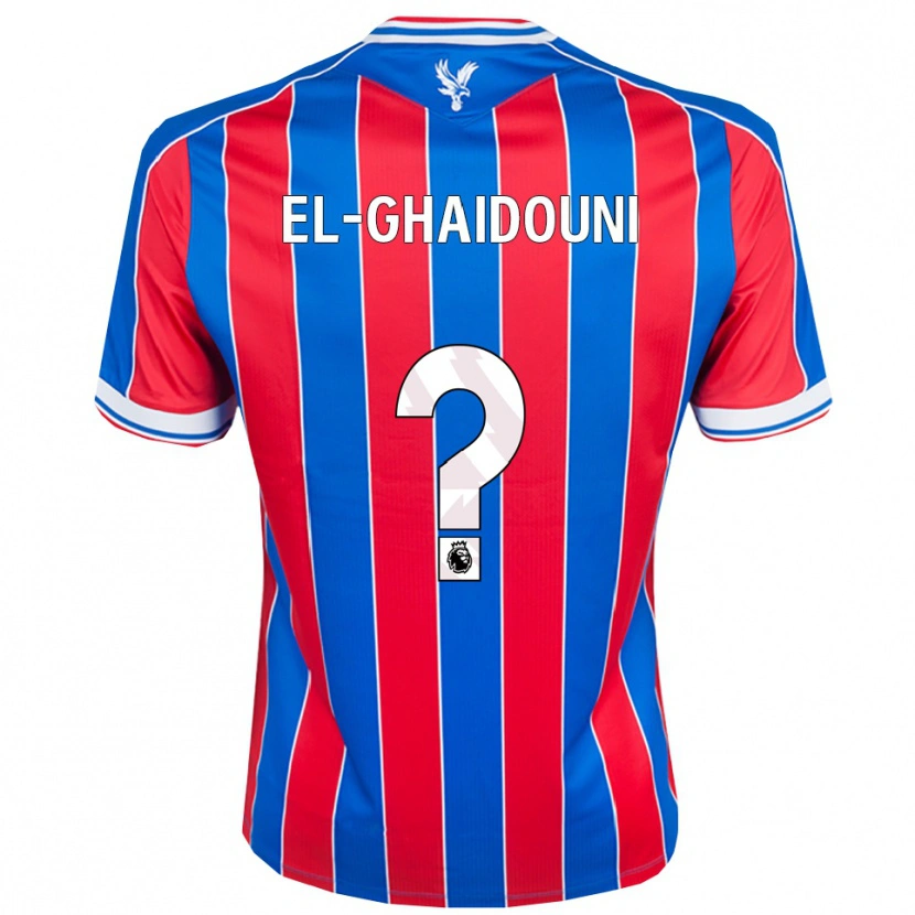 Danxen Kid Nabil El-Ghaidouni Taitt #0 Blue Red White Home Jersey 2025/26 T-Shirt