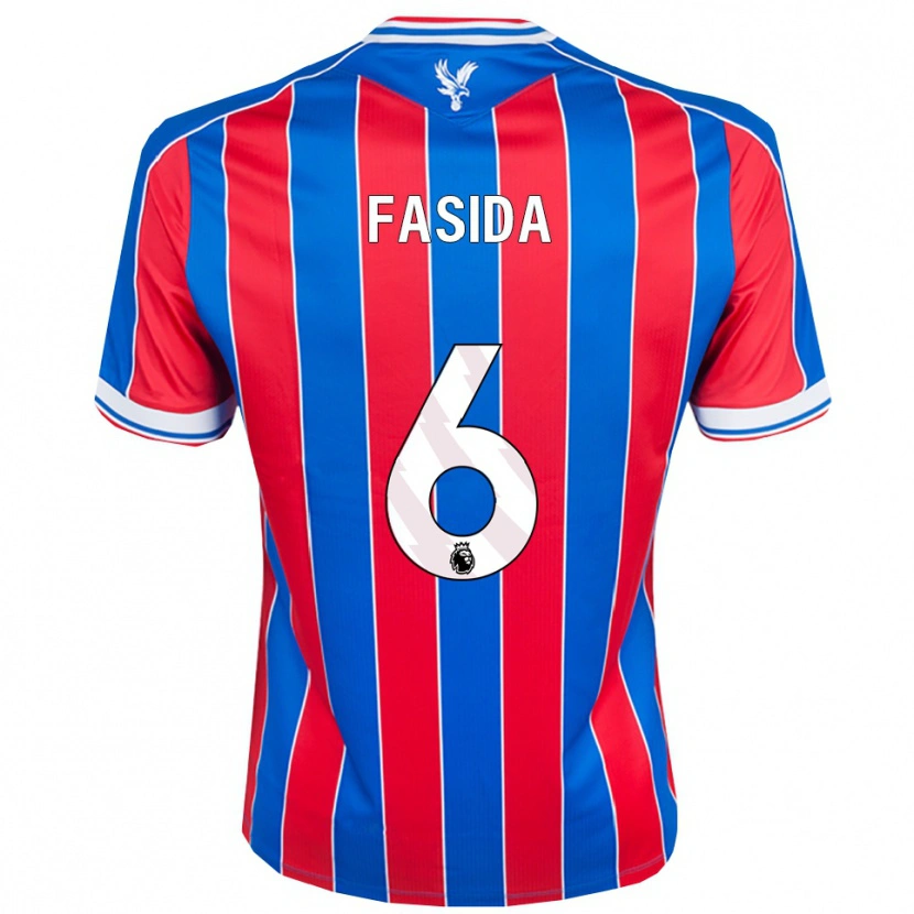 Danxen Kid Jacob Fasida #6 Blue Red White Home Jersey 2025/26 T-Shirt