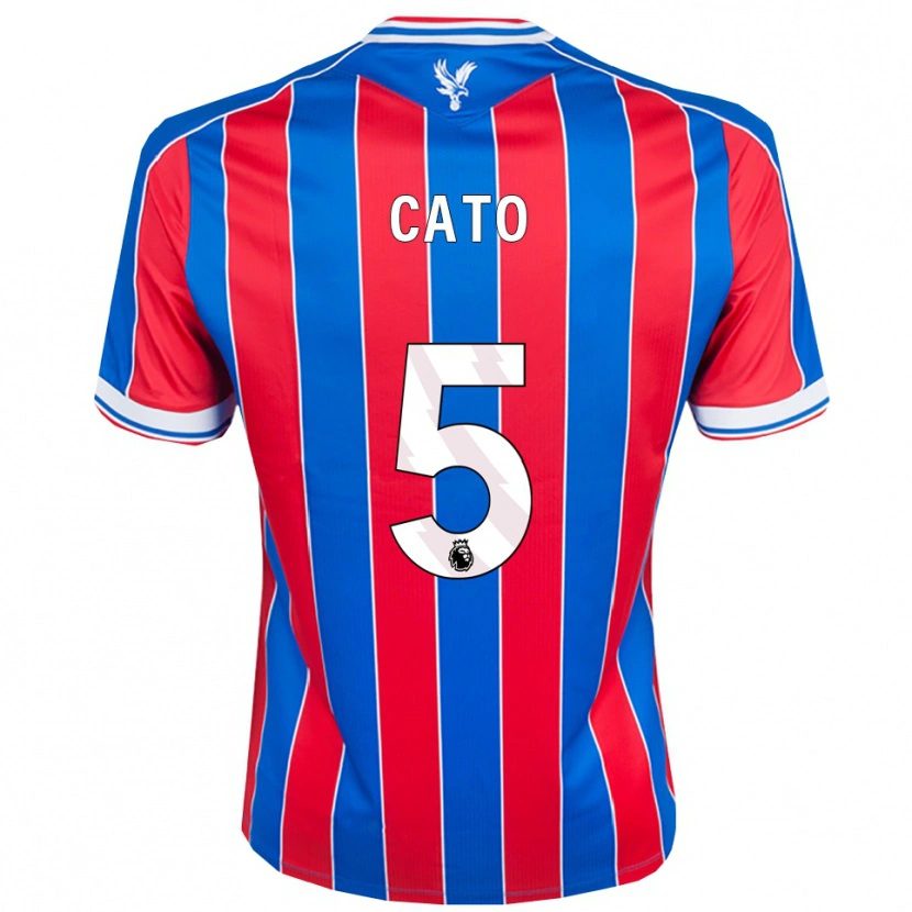 Danxen Kid My Cato #5 Blue Red White Home Jersey 2025/26 T-Shirt