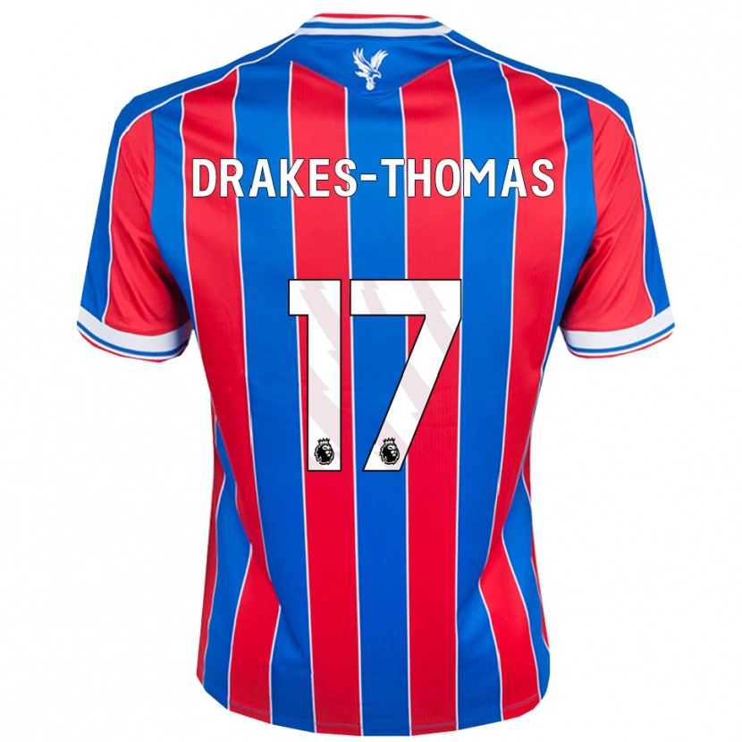 Danxen Kid Joél Drakes-Thomas #17 Blue Red White Home Jersey 2025/26 T-Shirt