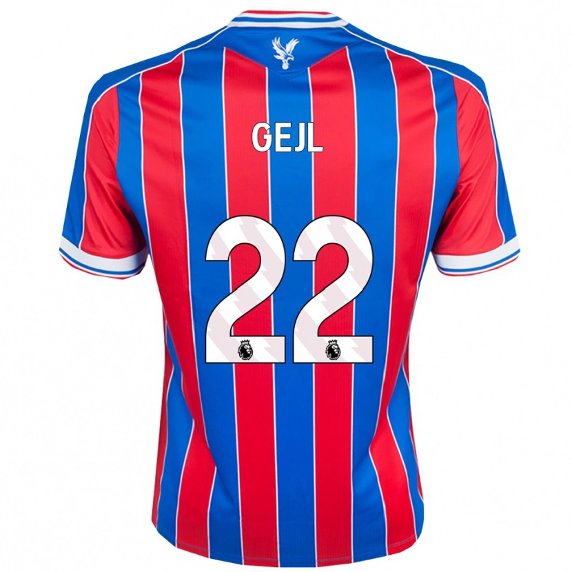 Danxen Kid Mille Gejl #22 Blue Red White Home Jersey 2025/26 T-Shirt
