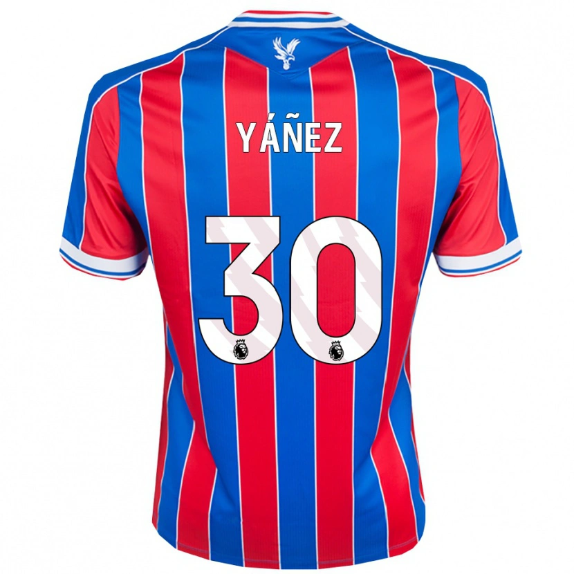 Danxen Kid Shae Yáñez #30 Blue Red White Home Jersey 2025/26 T-Shirt