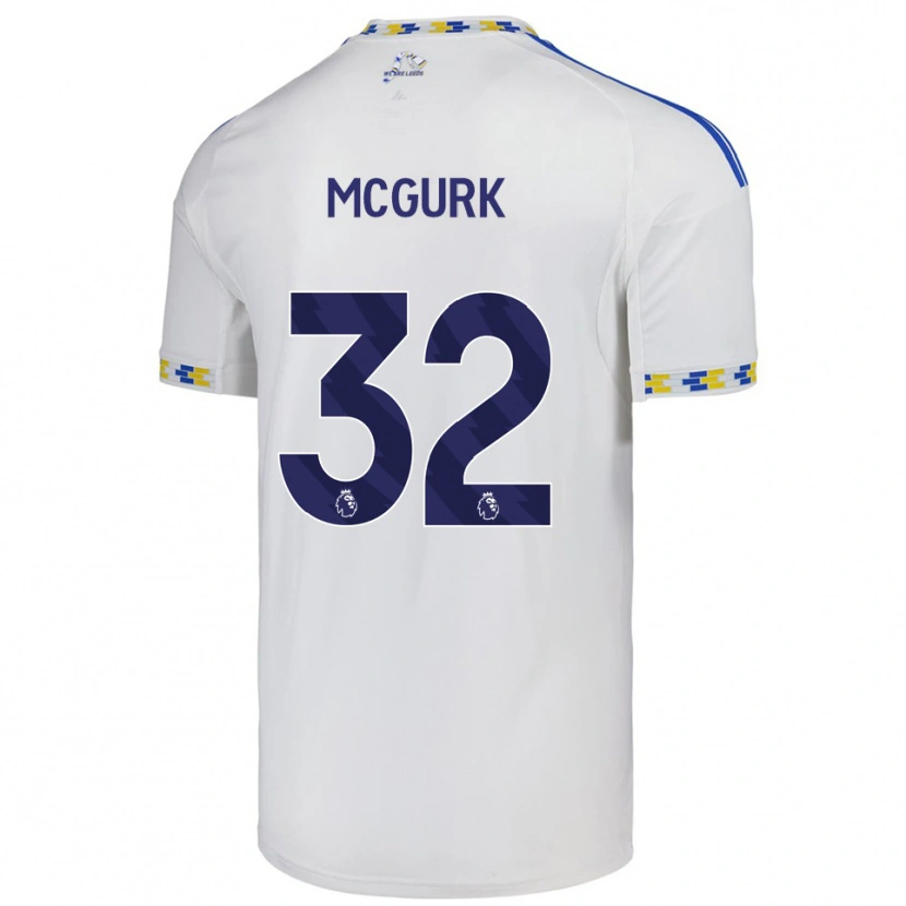 Danxen Kid Sean Mcgurk #32 White  Blue Home Jersey 2025/26 T-Shirt