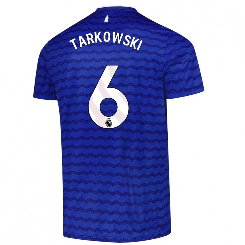 Danxen Kid James Tarkowski #6 Blue  Navy Home Jersey 2025/26 T-Shirt