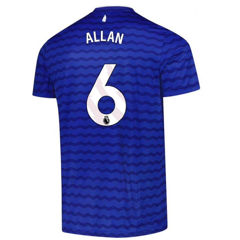 Danxen Kid Allan #6 Blue  Navy Home Jersey 2025/26 T-Shirt