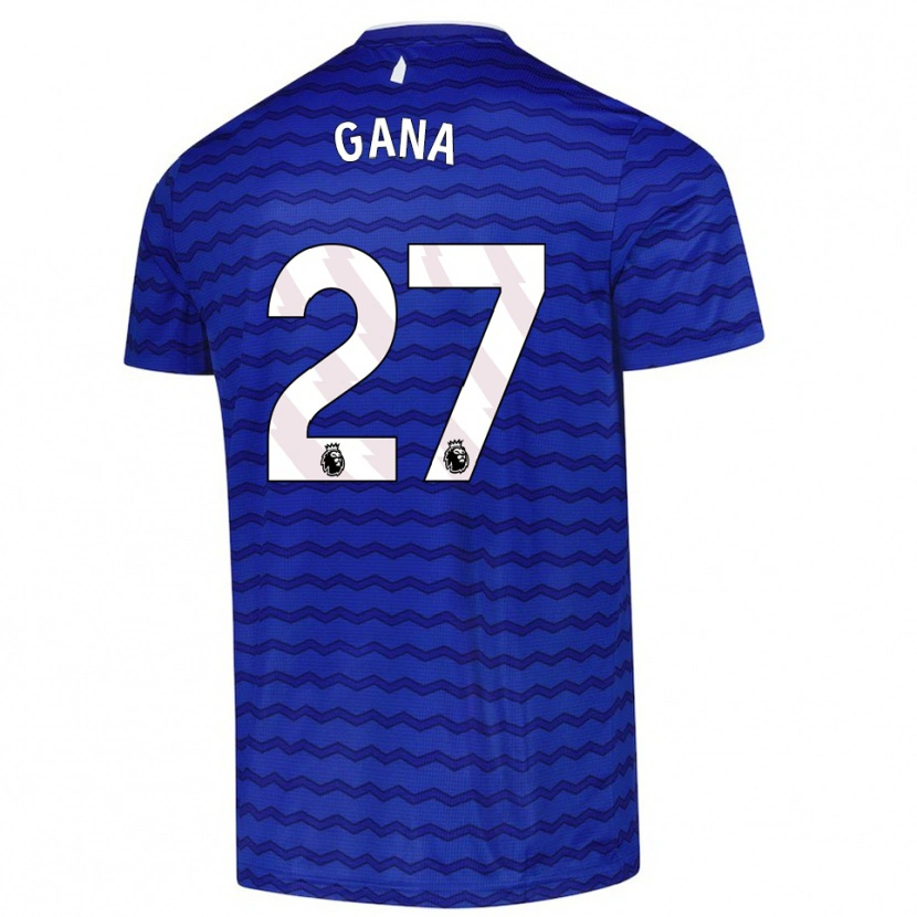 Danxen Kid Idrissa Gueye #27 Blue  Navy Home Jersey 2025/26 T-Shirt