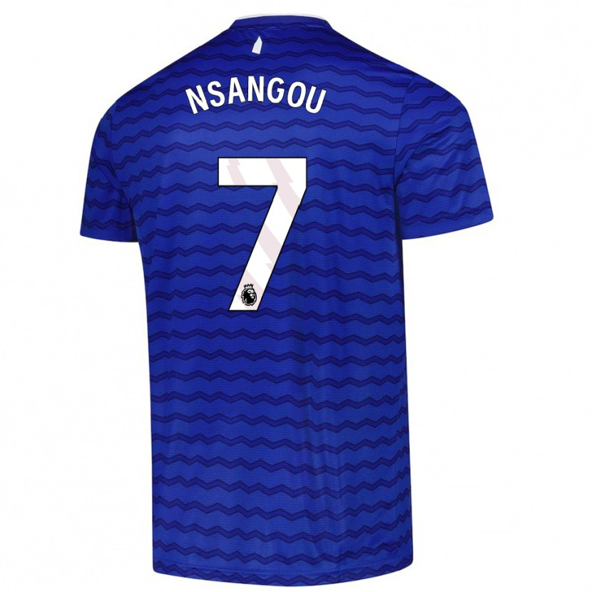 Danxen Kid Jonathan Nsangou #7 Blue  Navy Home Jersey 2025/26 T-Shirt