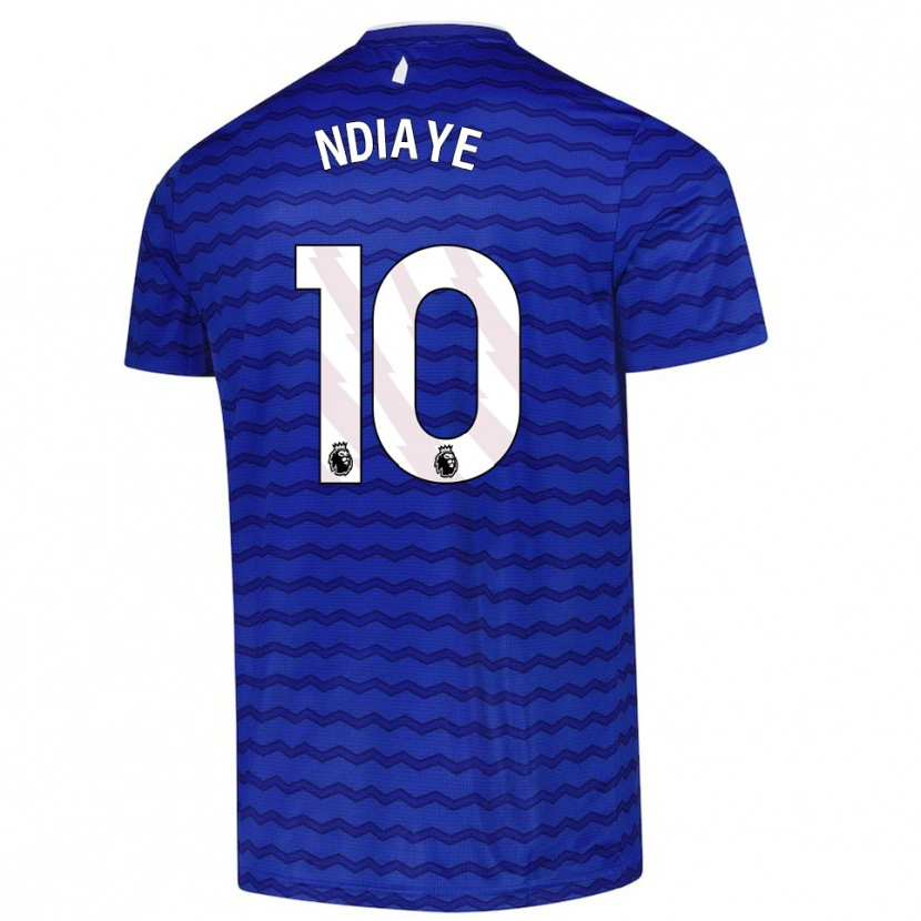 Danxen Kid Iliman Ndiaye #10 Blue  Navy Home Jersey 2025/26 T-Shirt