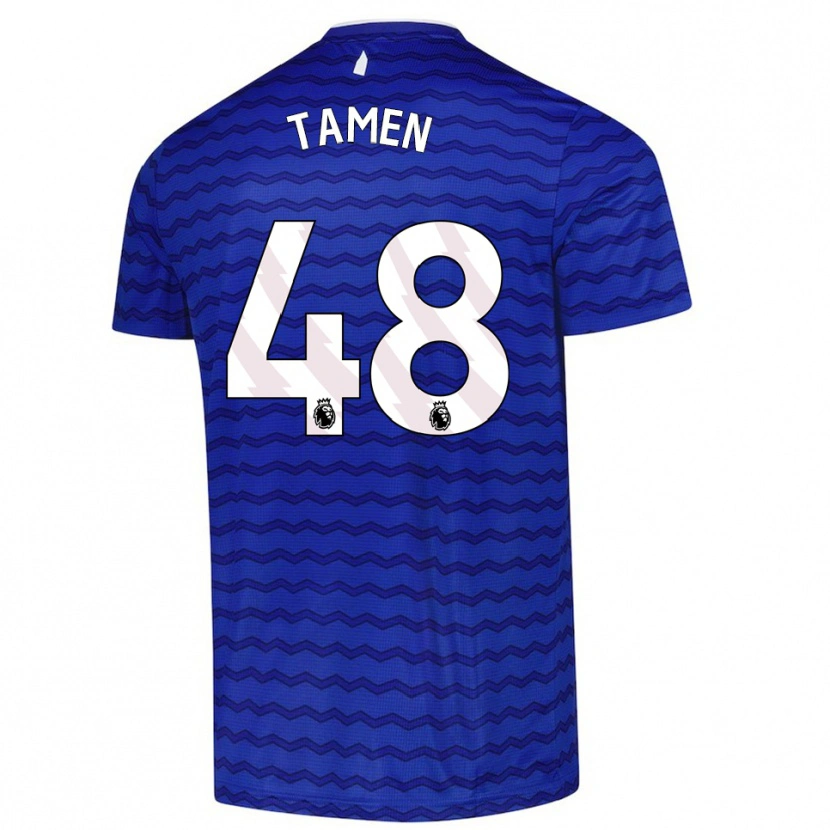 Danxen Kid William Tamen #48 Blue  Navy Home Jersey 2025/26 T-Shirt