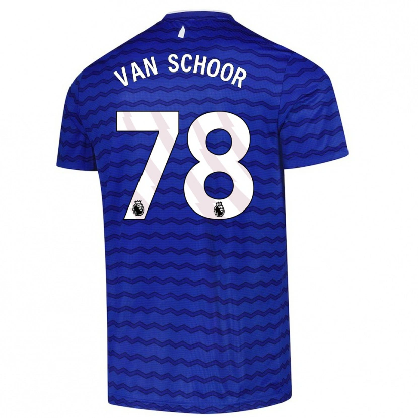 Danxen Kid Joshua Van Schoor #78 Blue  Navy Home Jersey 2025/26 T-Shirt