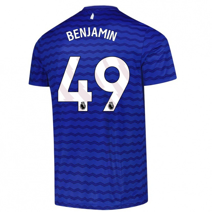 Danxen Kid Omari Benjamin #49 Blue  Navy Home Jersey 2025/26 T-Shirt