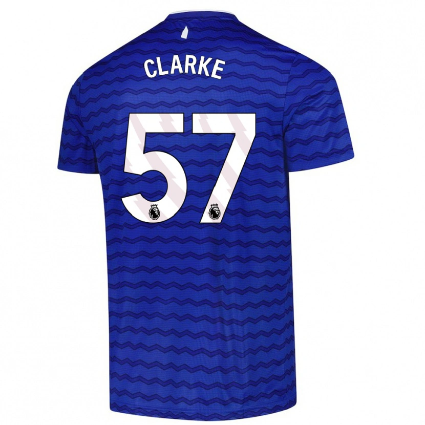 Danxen Kid Justin Clarke #57 Blue  Navy Home Jersey 2025/26 T-Shirt