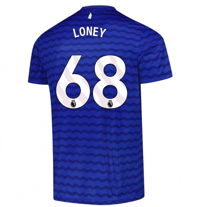 Danxen Kid Ceiran Loney #68 Blue  Navy Home Jersey 2025/26 T-Shirt