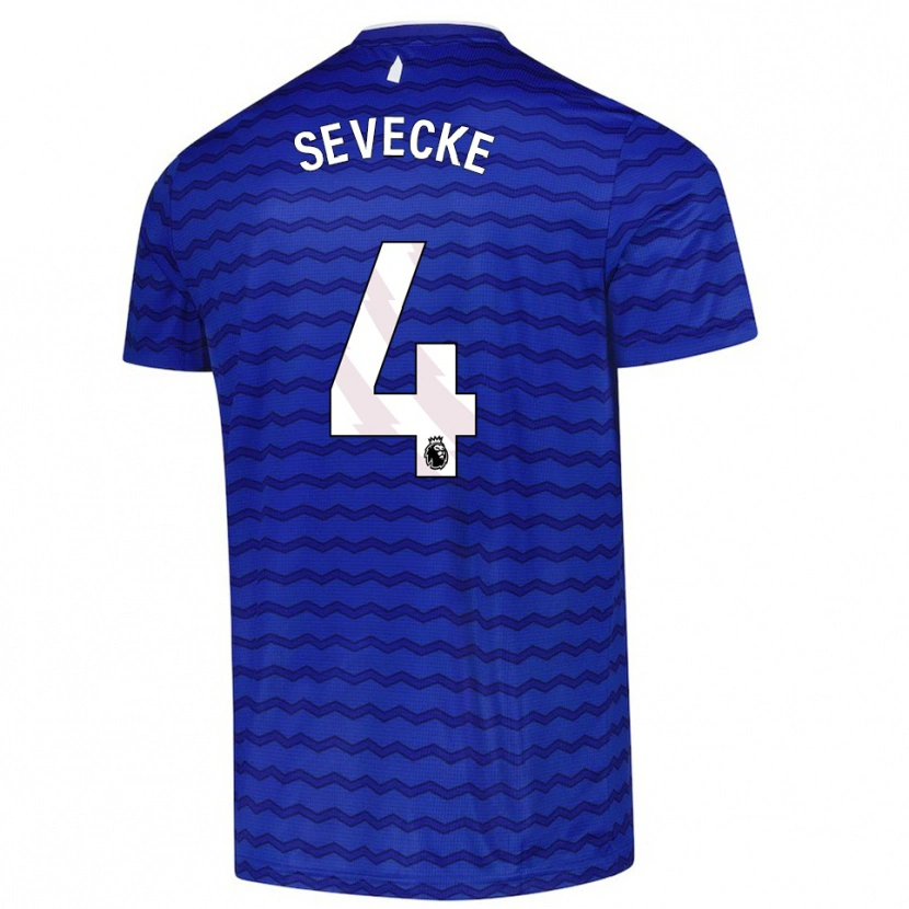 Danxen Kid Rikke Sevecke #4 Blue  Navy Home Jersey 2025/26 T-Shirt