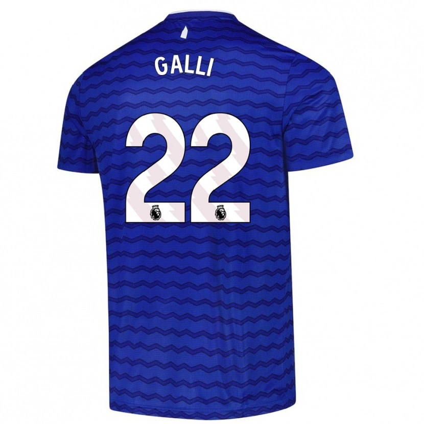 Danxen Kid Aurora Galli #22 Blue  Navy Home Jersey 2025/26 T-Shirt