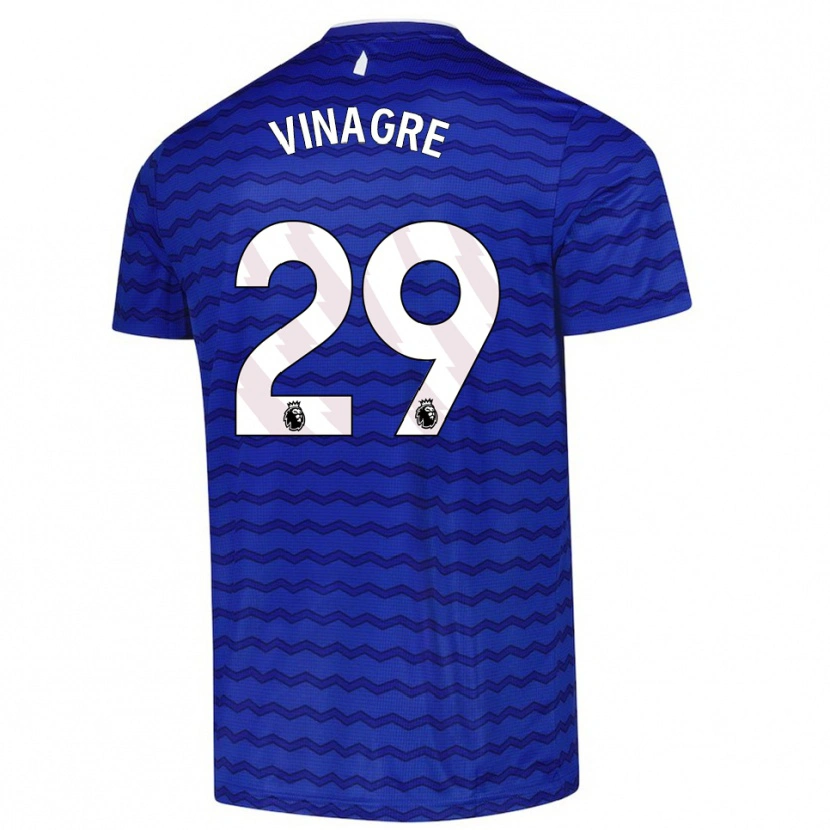Danxen Kid Ruben Vinagre #29 Blue  Navy Home Jersey 2025/26 T-Shirt