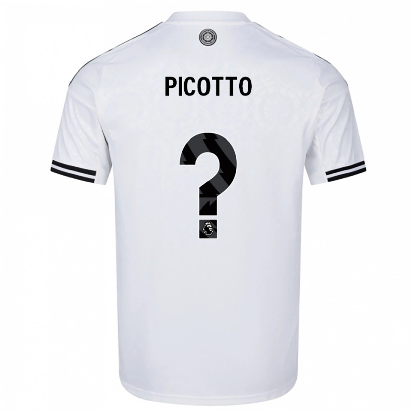 Danxen Kid Luca Picotto #0 White Black Home Jersey 2025/26 T-Shirt