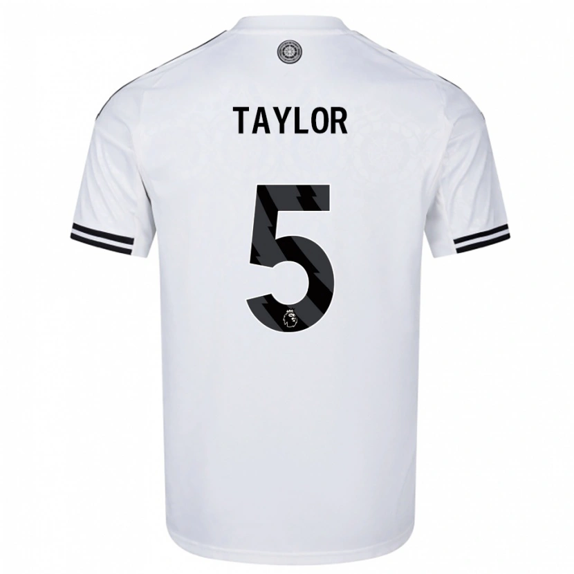 Danxen Kid Archie Taylor #5 White Black Home Jersey 2025/26 T-Shirt