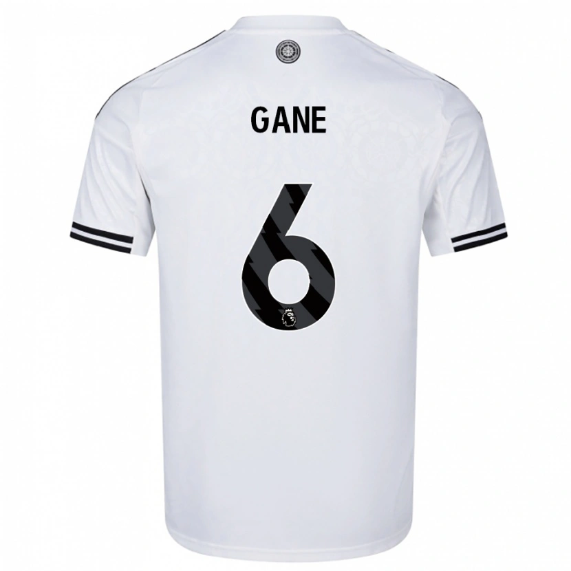 Danxen Kid Evie Gane #6 White Black Home Jersey 2025/26 T-Shirt
