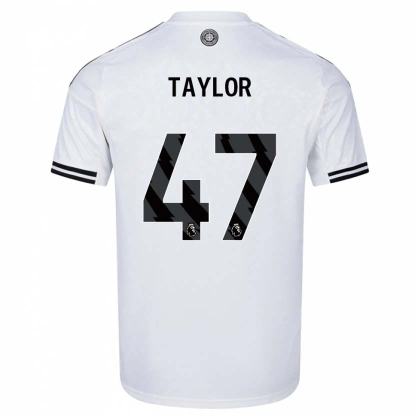 Danxen Kid Bo Taylor #47 White Black Home Jersey 2025/26 T-Shirt