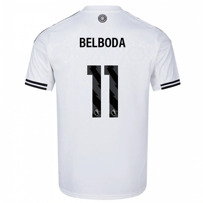 Danxen Kid Malachai Belboda #11 White Black Home Jersey 2025/26 T-Shirt