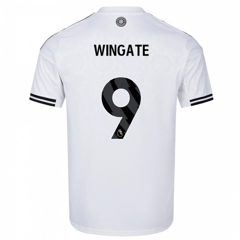 Danxen Kid Tom Wingate #9 White Black Home Jersey 2025/26 T-Shirt