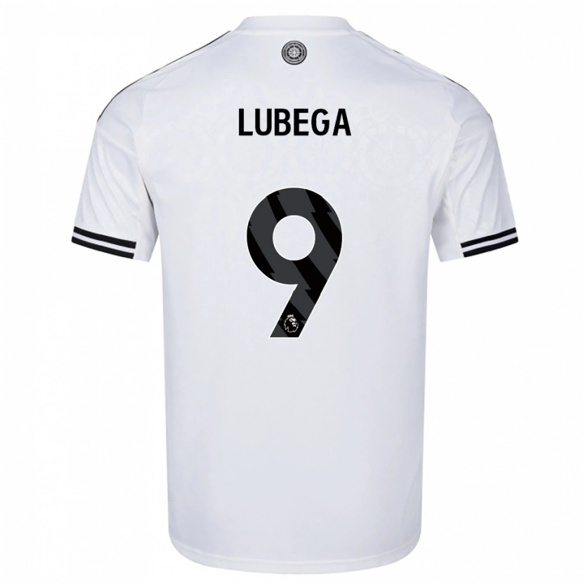 Danxen Kid Bashil Lubega #9 White Black Home Jersey 2025/26 T-Shirt