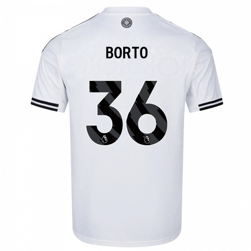 Danxen Kid Alex Borto #36 White Black Home Jersey 2025/26 T-Shirt