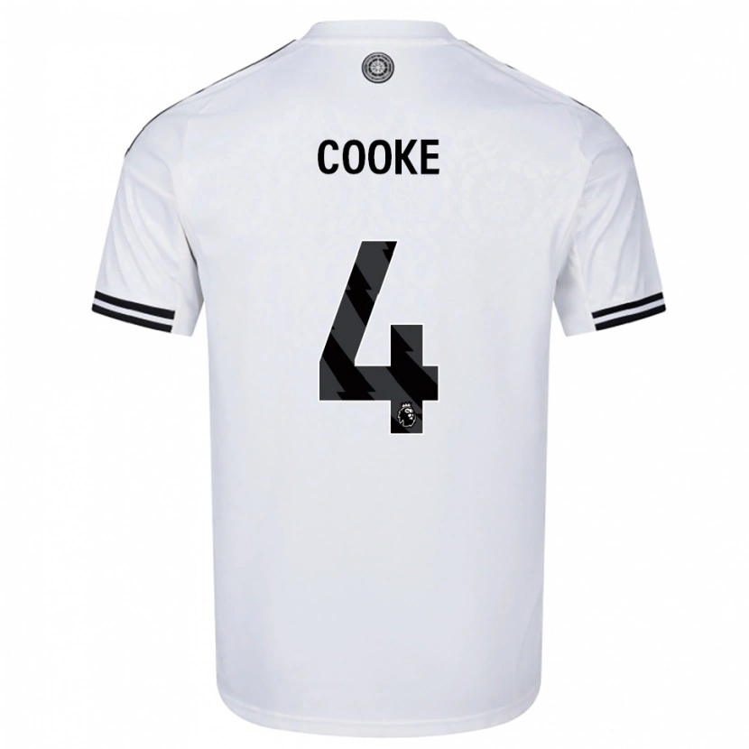 Danxen Kid Logan Cooke #4 White Black Home Jersey 2025/26 T-Shirt
