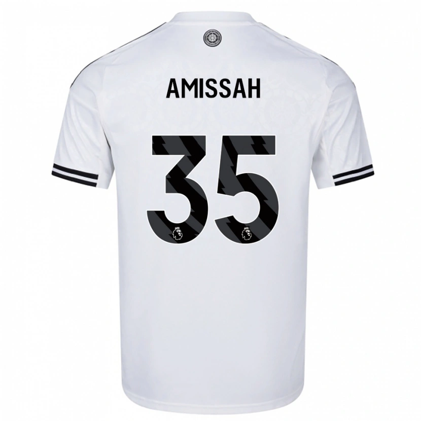 Danxen Kid Sam Amissah #35 White Black Home Jersey 2025/26 T-Shirt