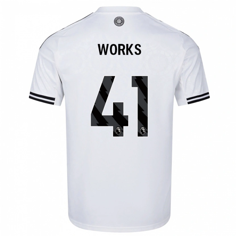 Danxen Kid Terrell Works #41 White Black Home Jersey 2025/26 T-Shirt
