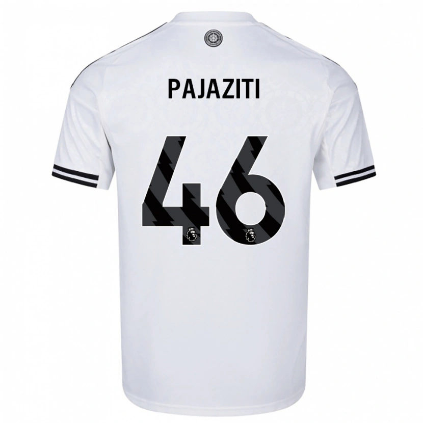 Danxen Kid Adrion Pajaziti #46 White Black Home Jersey 2025/26 T-Shirt