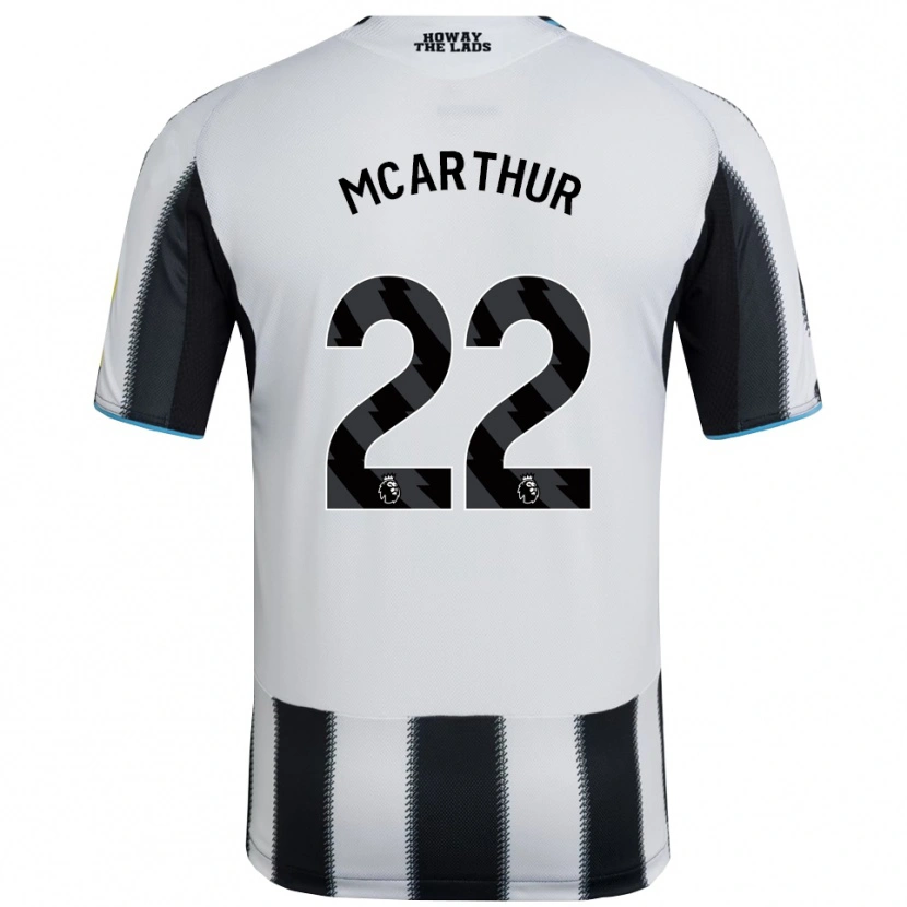 Danxen Kid Charlie Mcarthur #22 Black White Home Jersey 2025/26 T-Shirt