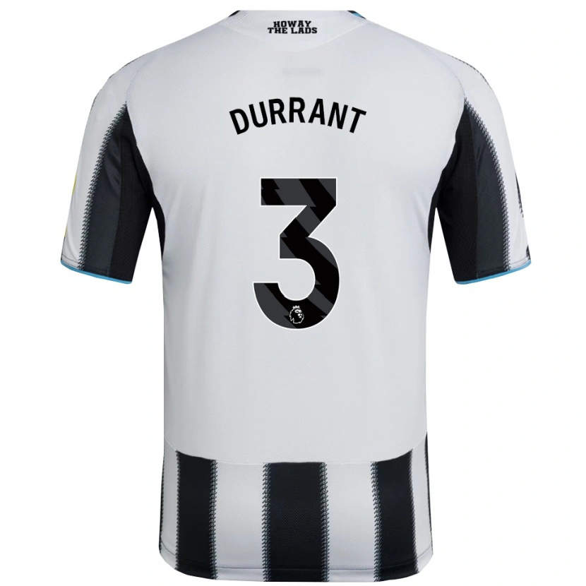 Danxen Kid Jake Durrant #3 Black White Home Jersey 2025/26 T-Shirt