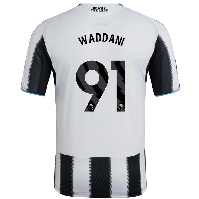 Danxen Kid Mohamed Waddani #91 Black White Home Jersey 2025/26 T-Shirt