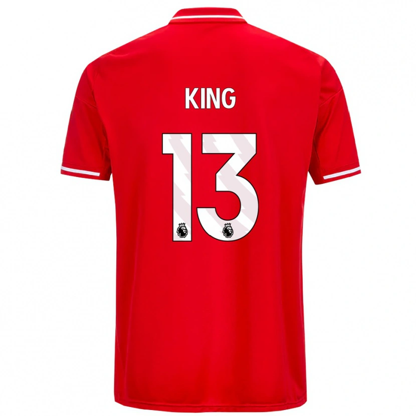 Danxen Kid Leo King #13 Red White Home Jersey 2025/26 T-Shirt