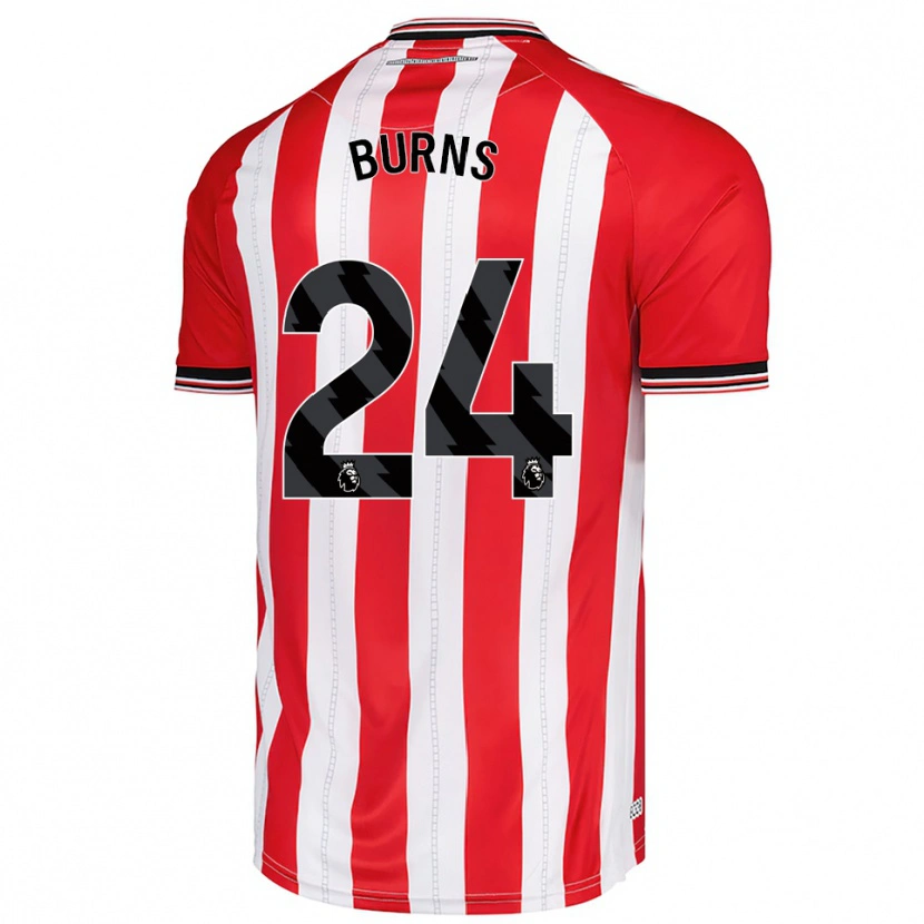Danxen Kid Matthew Burns #24 Red White Home Jersey 2025/26 T-Shirt