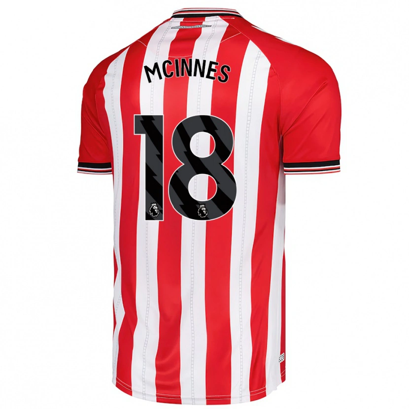 Danxen Kid Libbi Mcinnes #18 Red White Home Jersey 2025/26 T-Shirt