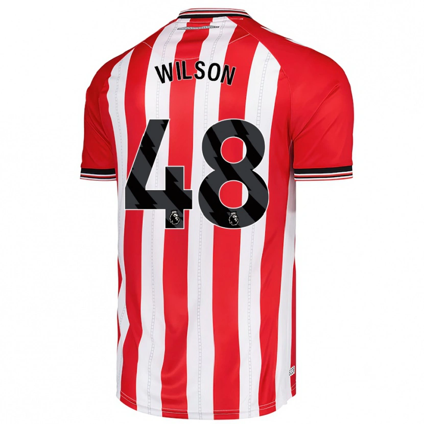 Danxen Kid Callum Wilson #48 Red White Home Jersey 2025/26 T-Shirt